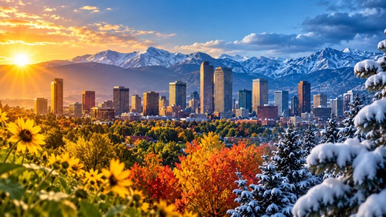 ¿Cuándo llega realmente el otoño a Denver?