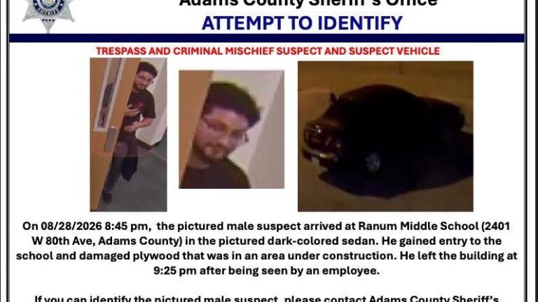 Ranum Middle School busca identificar a hombre que ingresó y causó daños en el plantel