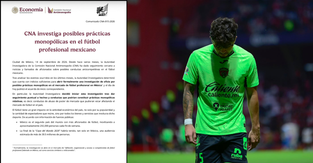 Investigan a la Liga MX por posibles posibles prácticas monopólicas