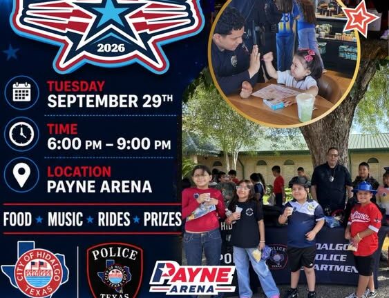 Hidalgo se prepara para celebrar National Night Out 2026