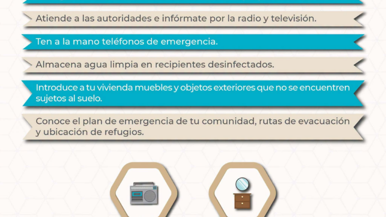 Recomendaciones para proteger a las familias ante una advertencia de inundación