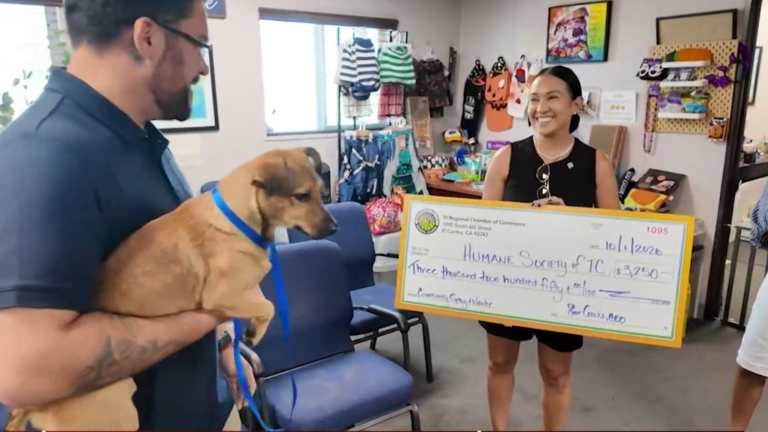 Cámara de Comercio del Valle Imperial dona más de 3 mil dólares para esterilización de mascotas