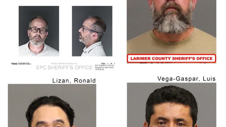 Arrestan a cuatro sospechosos de explotación sexual infantil tras operativo en Fort Collins