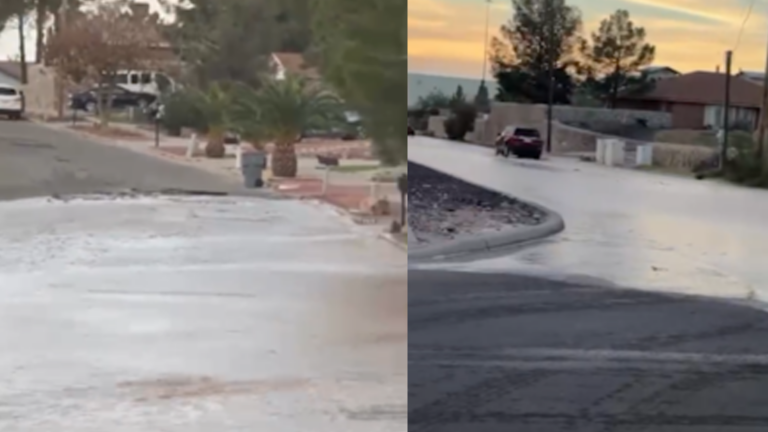 Restablecen servicio de agua tras ruptura de tubería que afectó a 15 clientes en El Paso